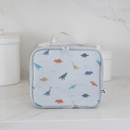 Tiny Twinkle Insulated Lunch Box for Girls and Boys | Durable and Reusable for School & Travel | Ages 3 and Up | Waterproof and Easy to Clean | PFAs and BPA Free（Dinosaur） - color: Dinosaur