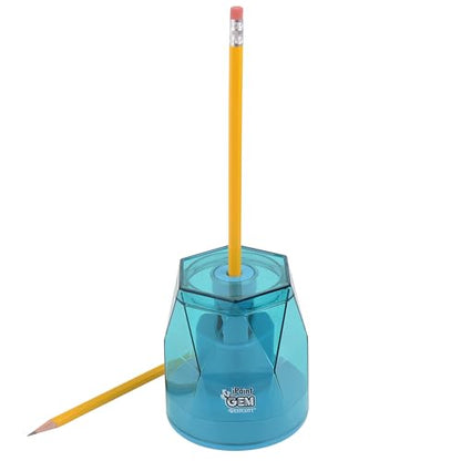 Westcott iPoint® GEM Battery Pencil Sharpener, Blue (00529) - color: Blue