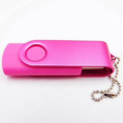 256MB USB Flash Drives Thumb Drive U Disk PenDrive Memory Sticks for Pupil Student Presents Gifts (Pink) - color: Pink
