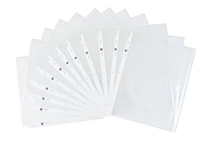 Charles Leonard Sheet Protectors, Top Loading with Binder Holes, 2 Mils Economy Weight, Letter Size, Clear, 15-Pack (48115)