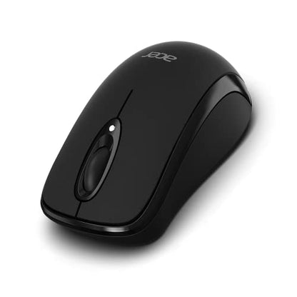 acer Bluetooth Optical Black Mouse | 1000DPI | Windows PC and Certified Works with Chromebook | Fully Covered in a Silver Ion Protected Body - color: Black Bluetooth