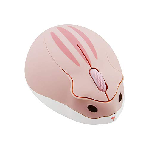 Wireless Mouse Large Angle Adjustable Upright Carpal Tunnel Ergo Optical Mice for PC Laptop Computer Macbook Gift,3600 DPI,Removable Palm Rest,RGB Light,2.4GHz Wireless Mouse Cute Hamster Shape