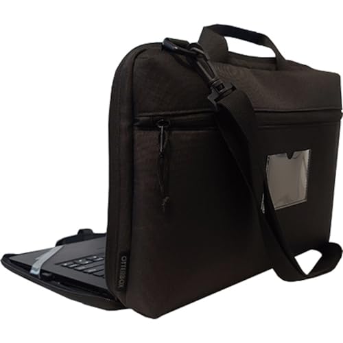 OtterBox OtterShell Series Protective Sleeve with Pocket for 11" Chromebook Notebook and Laptop with USB-C to USB -C Cable - Non-Retail Packaging - Black