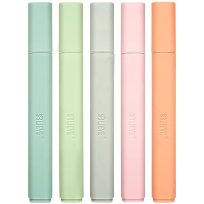 BLIEVE Bible Highlighters No Bleed Through, Chisel Tip, 5 Pack - color: PASTEL