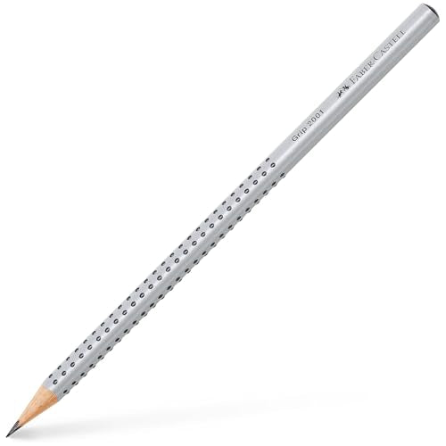 Faber-Castell Grip 2001 Triangular Graphite Pencil - H Grade Lead - Envelope Gift Pack of 10 Pencils
