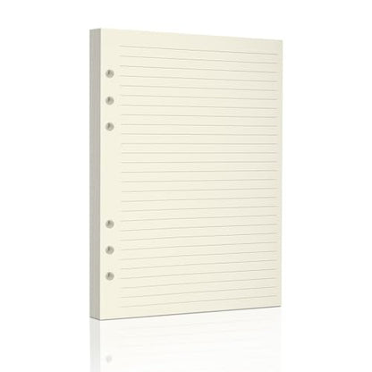 A5 Ruled Refills Inserts for 6-Ring Binder, Loose Leaf Planner Filler Paper, Planner Inserts,80 Sheets/160 Pages,Lined(Line-A5) - size: Line-A5