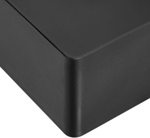 Amazon Basics Rectangular Plastic Desk Organizer with Storage Trays, Accessory Tray for Office Supplies and Pen Holder, 9.4 x 6.7 x 2 inch, Black (Pack of 2) - size: 9.4" x 6.7" x 2" (Pack of 2)