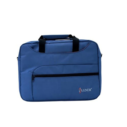 Lizer Laptop Bag, Laptop Sleeve Case 13 Inch, Messenger Shoulder Bag For Laptop or Tablet, Computer Bag, 11-13 Inch Laptop Tablet Compatible Case, Sleek, Durable & Water-Repellent Fabric (Navy)