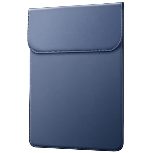 JETech Slim Laptop Sleeve for MacBook Neo (A18 Pro), MacBook Air 13-Inch (M2/M3/M4/M5) 2022-2026, MacBook Pro 13-Inch (M1/M2) 2016-2022, PU Leather Case (Navy) - color: Navy, size: 13-Inch