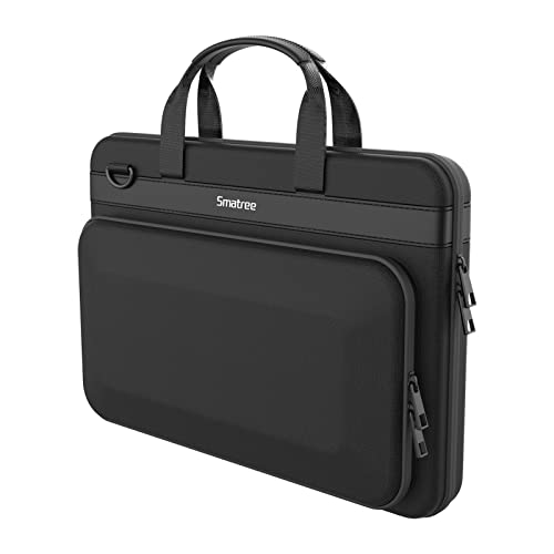 Smatree Heavy Duty Hard Case Compatible with 16.2 inch MacBook Pro 2024 M4/2023 M3 A2918/A2992/A2779, MacBook Pro 2021/2019 16 inch Shoulder Bag, for Acer Aspire 5/Predator Helios 300/Nitro 5 - color: Black-upgraded Version, size: 15.4-16 inch