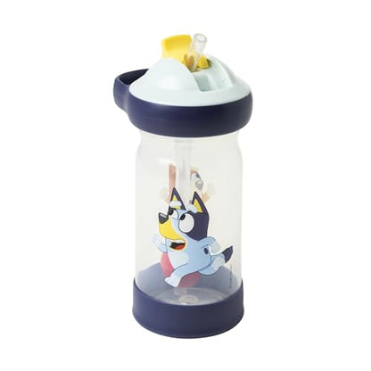 The First Years Bluey Sip & See Toddler Water Bottle - Includes Floating Charm - Toddler Cups with Straw - 12 Oz - Ages 24 Months and Up - size: 12 Ounces