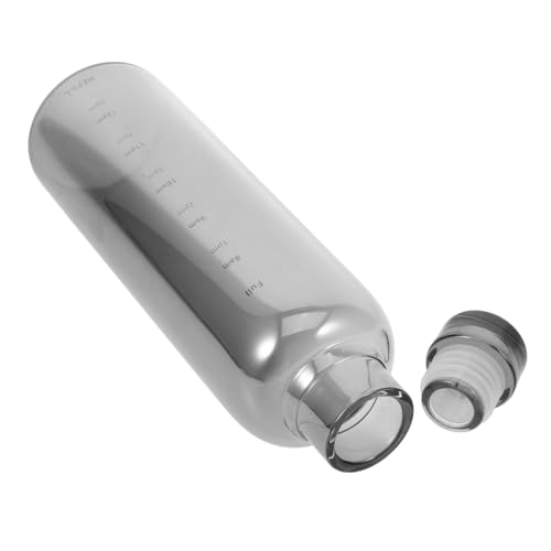 High-Temperature Resistant Glass Water Bottle with Time Scale Large Capacity Stylish Design for Students and Home Use for Hydration Go