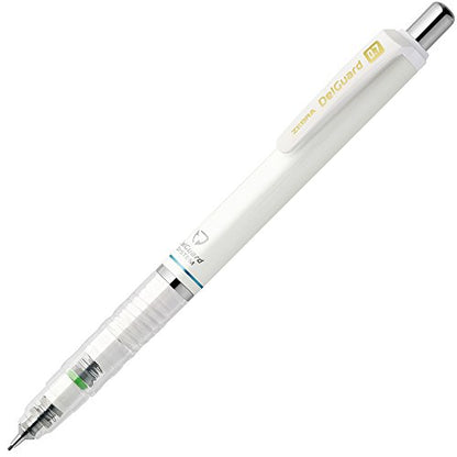 Zebra Mechanical Pencil, Del Guard, 0.7mm, White (P-MAB85-W) - color: WHITE