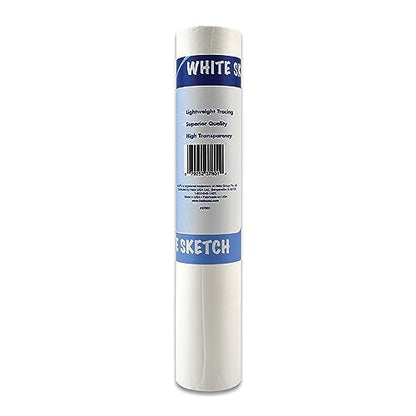 Maped - Helix Sketch & Tracing Paper Roll 12 Inch by 50 Yards - Tracing Outlines for Art Projects - High Transparency - Perfect for Artists and Designers - Generous Size, Smooth Surface, Versatile Use