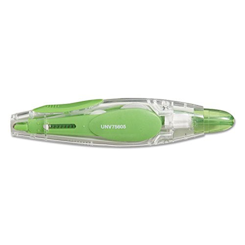 Universal 75605 Retractable Pen Style Correction Tape, 1/5-Inch x 236-Inch, 4/Pack