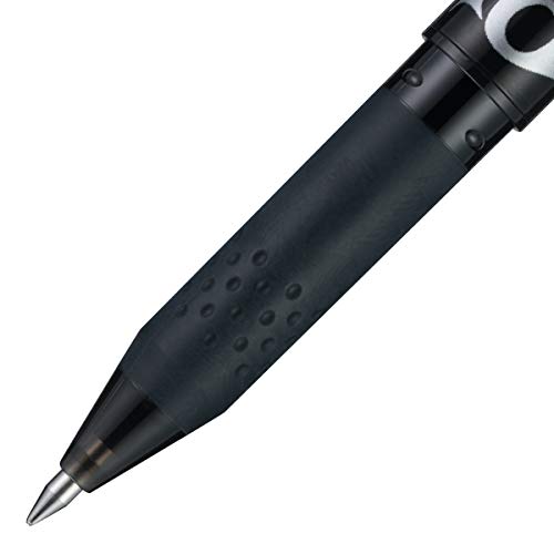 Pilot, FriXion Ball Erasable & Refillable Gel Ink Pens, Fine Point 0.7 mm, Pack of 6, Black - color: Black