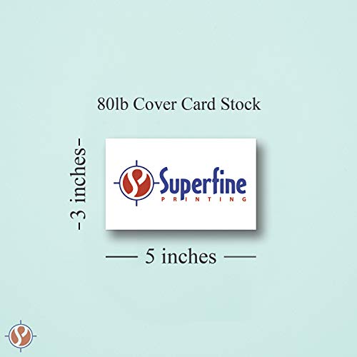 Blank Index Flash Note Cards | 80lb Heavyweight Thick White Cover Stock. 100 Cards Per Pack | 3 x 5 - size: 3 x 5
