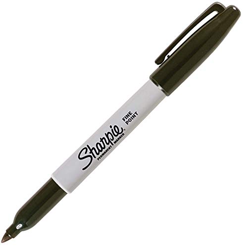 Sharpie Permanent Markers, Fine Point, Black, 2 Boxes of 12 Total of 24 Markers