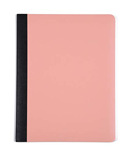 Mintra Office Poly Composition Book (3 Pack, Poly Comp - Salmon, Sage Green, Lavender) - color: Salmon, Sage Green, Lavender, size: 7.5in x 9.75in (3 Pack)