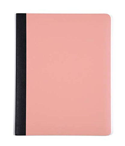 Mintra Office Poly Composition Book (3 Pack, Poly Comp - Salmon, Sage Green, Lavender) - color: Salmon, Sage Green, Lavender, size: 7.5in x 9.75in (3 Pack)