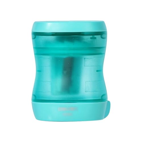 Small Labor-Saving Pencil Sharpeners with Sealed and Leak Proof Pencils Sharpener Manual and Portable Pencil Sharpner Universal Design(Green) - color: Green