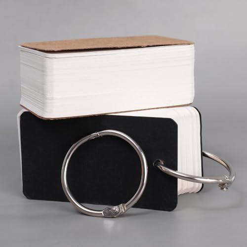 3pack Portable 100Sheets/book Memo Pad Blank Notepad Loose-Leaf Notebook with Binder Ring for Stationery Office Supply,4 * 7cm (Brown) - color: Brown