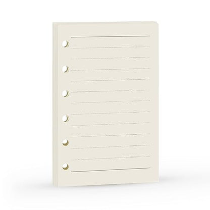A7 Planner Refill, A7 Agenda Refill Paper Rulled Line for 6 Rings Filofax, Personal Mini Journal Inserts, 6 Holes/100gsm,Pocket Size 4.84 x 3.23'', Harphia - color: Line, size: A7
