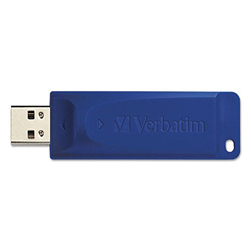 Verbatim 32GB USB 2.0 Flash Drive - Cap-Less & Universally Compatible - Blue - size: 32 GB