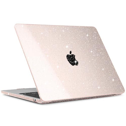 Batianda StarryMist Case for MacBook Neo 13 Inch 2026, Starry Pink | 4-in-1 Bundle Subtle Glitter Mist Finish, Slim Lightweight Shell, Everyday Protection for MacBook Neo 13 Inch Model A3404 - color: Glitter‌ Starlight