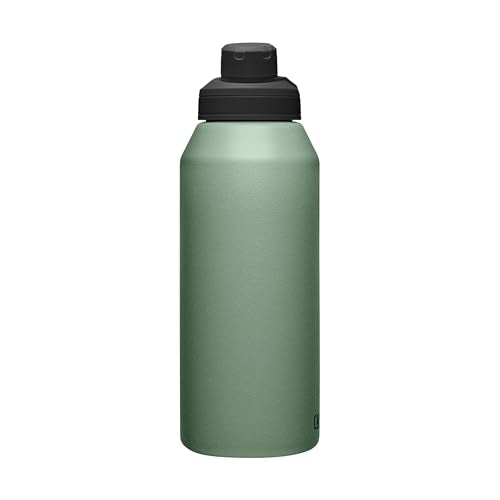 CamelBak Chute Mag Vacuum Insulated Stainless Steel Water Bottle, Magnetic Leak‑Resistant Cap for Everyday Hydration - color: Moss, size: 40 Ounces