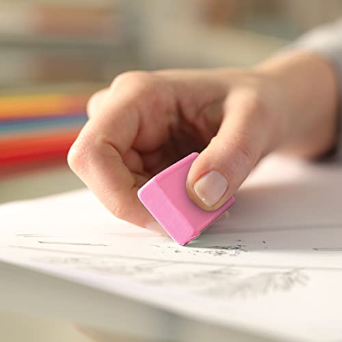 Pink Erasers, 80 Count, Latex Free Eraser for Kids, Square Eraser, Erasers Bulk for School Supplies, Art, and Office Use - size: 80 Count Square Erasers