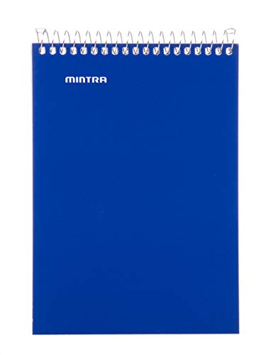 Mintra Office Small Spiral Notebooks (5x7 Top Spiral 4pk, Primary) - color: Primary, size: 5x7 Top Spiral 4pk