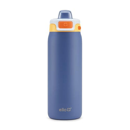 Ello Pop & Fill 18oz Stainless Steel Kids Water Bottle with Quick Fill Lid | Vacuum Insulated BPA Free Bottle with Leak Proof Straw and Chug Lid, Dishwasher Safe, Gift For Kids Teens, Lighthouse - color: Lighthouse, size: 18 Ounces
