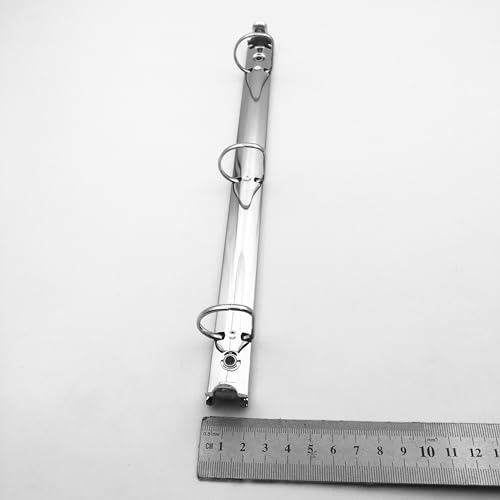 2Pack Letter Size 3 D-Rings Binder Mechanism with Trigger Booster, 1 inch Capacity,11 inch Sheet Size,20mm Base Width