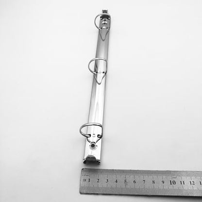 2Pack Letter Size 3 D-Rings Binder Mechanism with Trigger Booster, 1 inch Capacity,11 inch Sheet Size,20mm Base Width