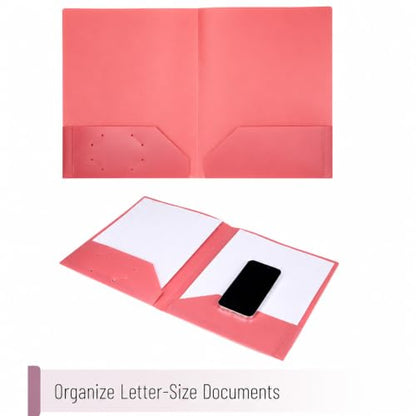Mr. Pen- Plastic Folders with Pockets, 15 pcs, Colorful | Aesthetic File Folder with Business Card Slot, 2-Pocket Folder, Back to School, Office, Filing Supplies - color: Harvest Hues, size: 15 Pack