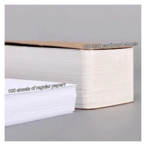 400-100 Sheets Kraft Paper Index Cards Portable Flash Cards With Ring Binder Study Memo Notecards For School Learning Supplies(Black-100Sheets) - color: Black-100Sheets