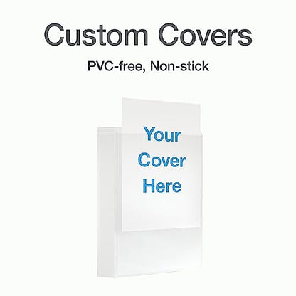 Cardinal 3 Ring Binder, 1.5 Inch Heavy Duty XtraLife Binder, Locking Slant-D Rings, Crack-Resistant Cover & Spine, ClearVue Covers, Holds 375 Sheets, PVC-Free, White (26310) - color: White, size: 1.5-Inch