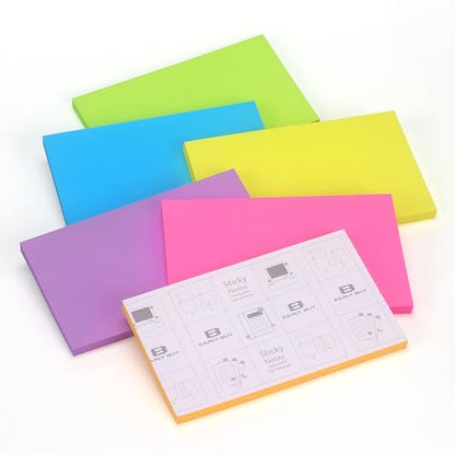 Early Buy Sticky Notes 6 Bright Color 6 Pads Self-Stick Notes 3 in x 5 in, 70 Sheets/Pad - color: 6 Bright Color 3x5 in 6pads