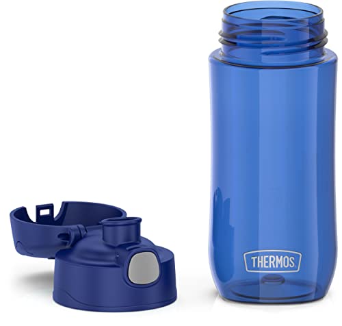 THERMOS FUNTAINER 16 Ounce Plastic Hydration Bottle with Spout, Blueberry - color: Blueberry
