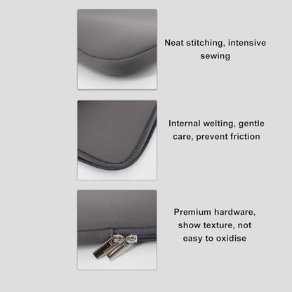 RiToEasysports Tablet Travel Bag, Portable Tablet Carrying Cases Water Proof Neoprene Foam Laptop Bag with Zip for Laptop Notebook Black - size: 11 Inch