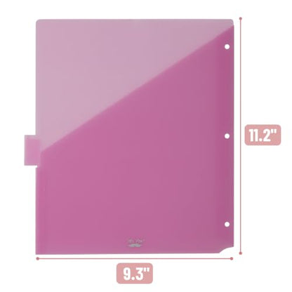 Mr. Pen- Binder Dividers with Pockets and Tabs, 24 Pack | Pocket Dividers for 3 Ring Binder with Tabs, Binder Dividers with Pockets, Dividers with Pockets, Binder Divider - color: Pastel, size: 24 Pack