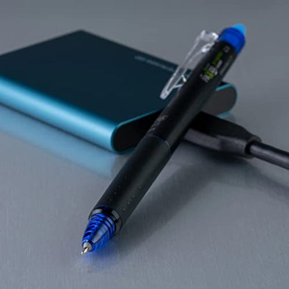 Pilot FriXion Synergy Clicker Erasable, Refillable, Retractable Gel Ink Pens, Extra Fine Point 0.5 mm, Pack of 14, Blue, FriXion Erasable Pens 0.5 - Ideal for School & Office Writing - color: Blue, size: 1 Count (Pack of 14)