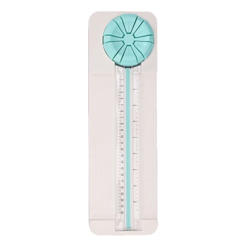 6 in 1 Paper Cutter, 13.78x4.25in Paper Trimmer with Straight Dotted Curved Scoring Wavy Styles, Portable Precise Cutter for Photos Coupons Cards Vinyl DIY Projects