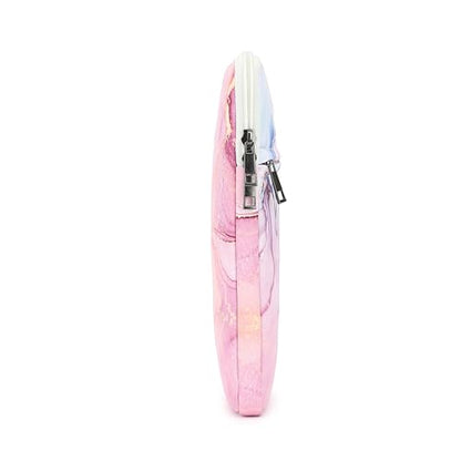 Pink Marble Laptop Sleeve Case Bag with Pocket for MacBook Air 13 inch,iPad Pro 13 inch and 12.5 inch-13.3 inch Laptops - color: Pink Marble, size: 12.5 inch-13.5 inch
