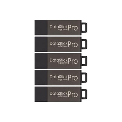 Centon Electronics DataStick Pro USB 2.0 Flash Drive, 32 GB, USB Flash Drives, 5 Bulk Pack, Grey - style: 32 GB (Pack of 5)
