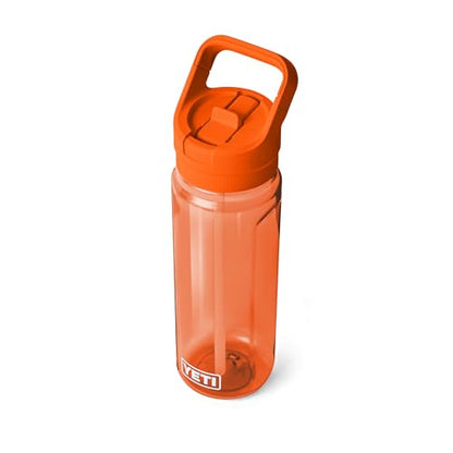 YETI Yonder 750 ml/25 oz Water Bottle with Yonder Straw Cap, King Crab - color: Orange, size: 25 Ounces