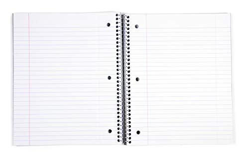 Mintra Office Durable Spiral Notebooks, 3 Subject (Lavender, Sage Green, Salmon, Wide Ruled 3pk) - color: Lavender, Sage Green, Salmon, size: Wide Ruled 3pk
