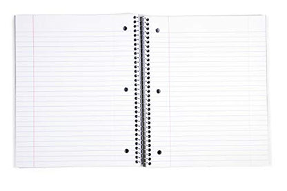Mintra Office Durable Spiral Notebooks, 3 Subject (Lavender, Sage Green, Salmon, Wide Ruled 3pk) - color: Lavender, Sage Green, Salmon, size: Wide Ruled 3pk