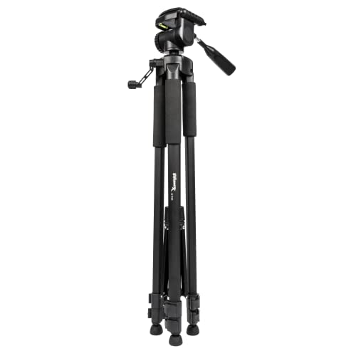 Ultimaxx 60" Inch Lightweight Portable Camera Tripod Stand with Carrying Bag for Sony, Nikon, Canon, Olympus, Pentax, Panasonic, Samsung Cameras and Camcorders